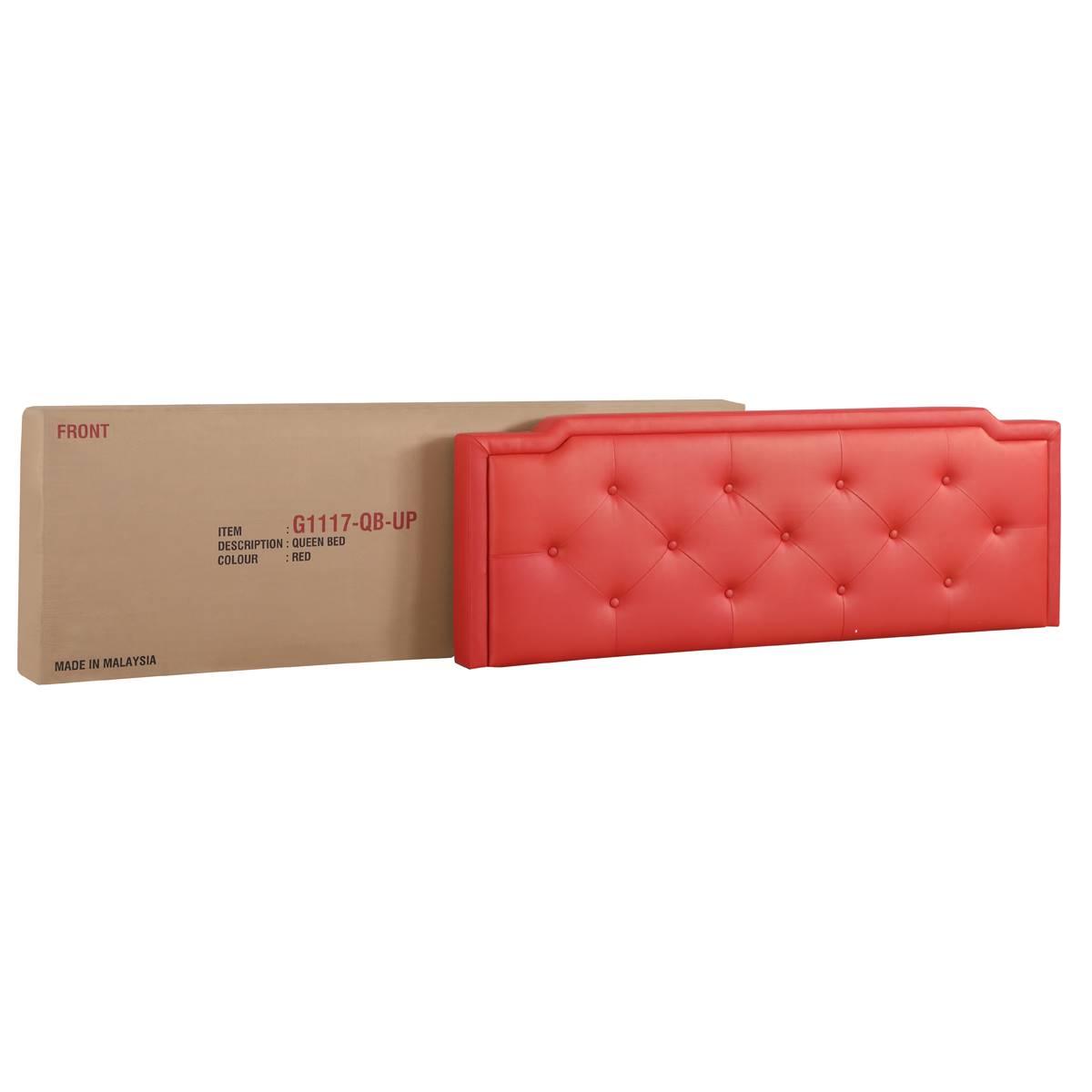 Passion Furniture Deb Jewel Tufted Panel Bed Frame - Queen