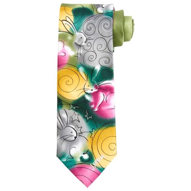 Mens Jerry Garcia Stars & Bunnies Tie