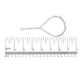 Haus of Brilliance Sterling Silver 1/10ctw. Diamond X Bracelet