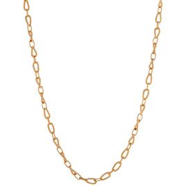 Design Collection 24in. Gold-Tone Textured Twist Chain Necklace
