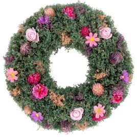 Northlight Seasonal Thistle Mixed Floral Spring Wreath