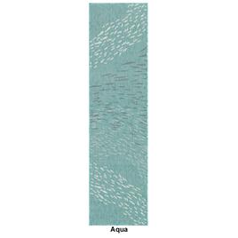 Liora Manne™ Carmel School Of Fish Indoor/Outdoor Runner
