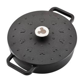 Farberware(R) Disney Monochrome 3qt. Cast Iron Shallow Casserole