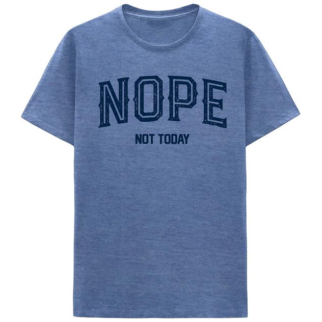 Young Mens Nope Not Today Short Sleeve Graphic Tee