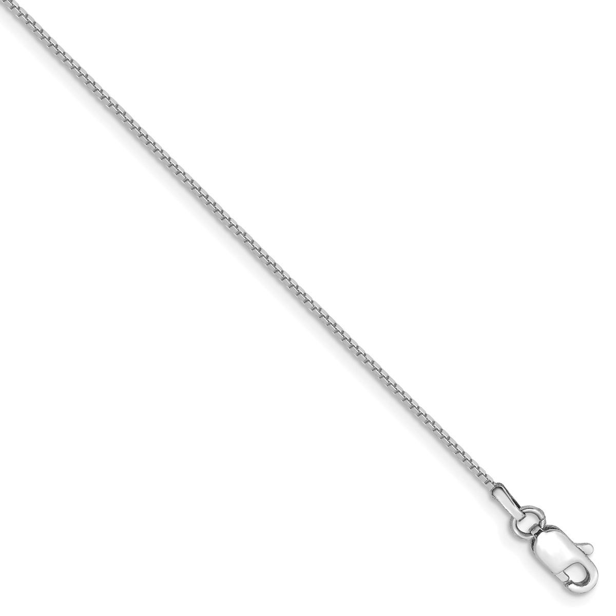 Gold Classics™ 10kt. White 0.9mm 20in. Box Chain Necklace