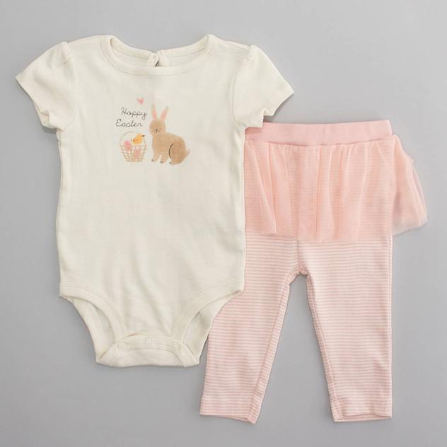 Baby Girl (3-12M) Carter’s® Hoppy Easter Bodysuit & Tutu Leggings
