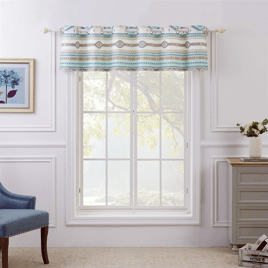 Greenland Home Fashions(tm) Phoenix Grommet Valance - 84x17