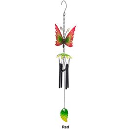 Northlight Seasonal 19in. Metal Butterfly Garden Wind Chimes