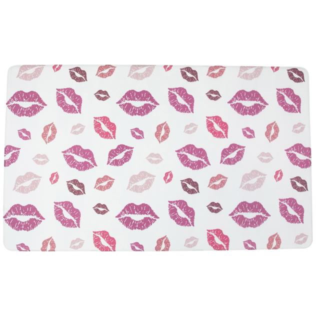 Northlight Valentine's Day Lips Kitchen Mat