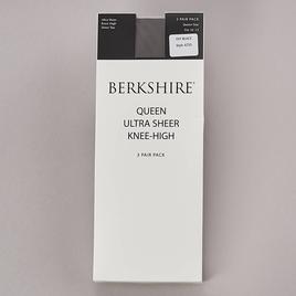 Womens Berskhire 3pk. Ultra Sheer Knee Highs with Sheer Toe-Multi