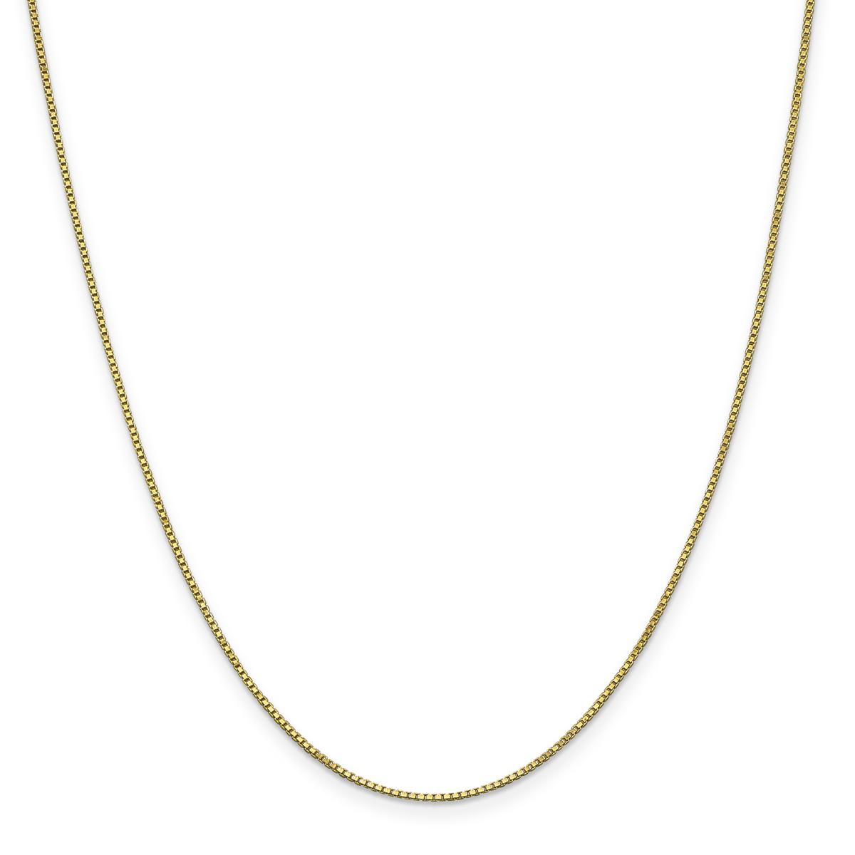 Gold Classics(tm) 10kt. Gold 1mm 30in. Box Chain Necklace