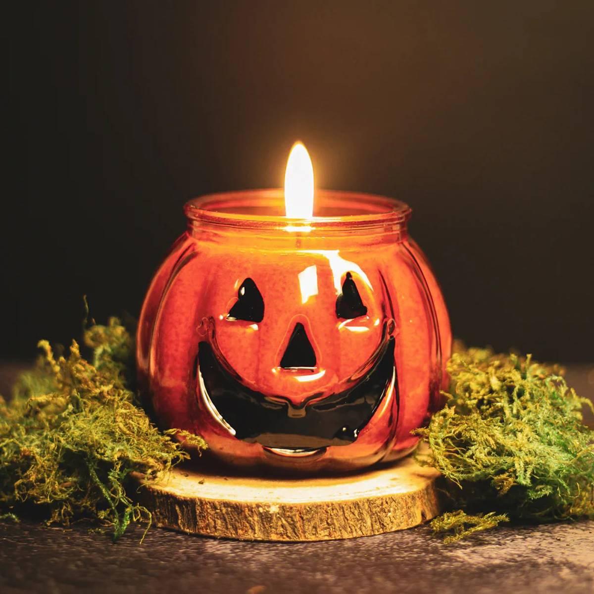 A Cheerful Giver® 10oz. Pumpkin Pie Punky Jar Candle