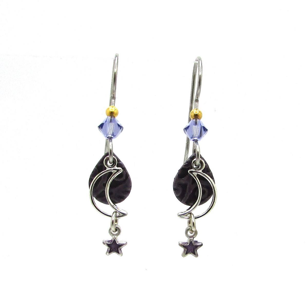 Silver Forest Dainty Sky Cascade Earrings