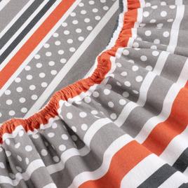 Kathy Ireland Turkish Cotton Flannel Holiday Flurries Sheet Set