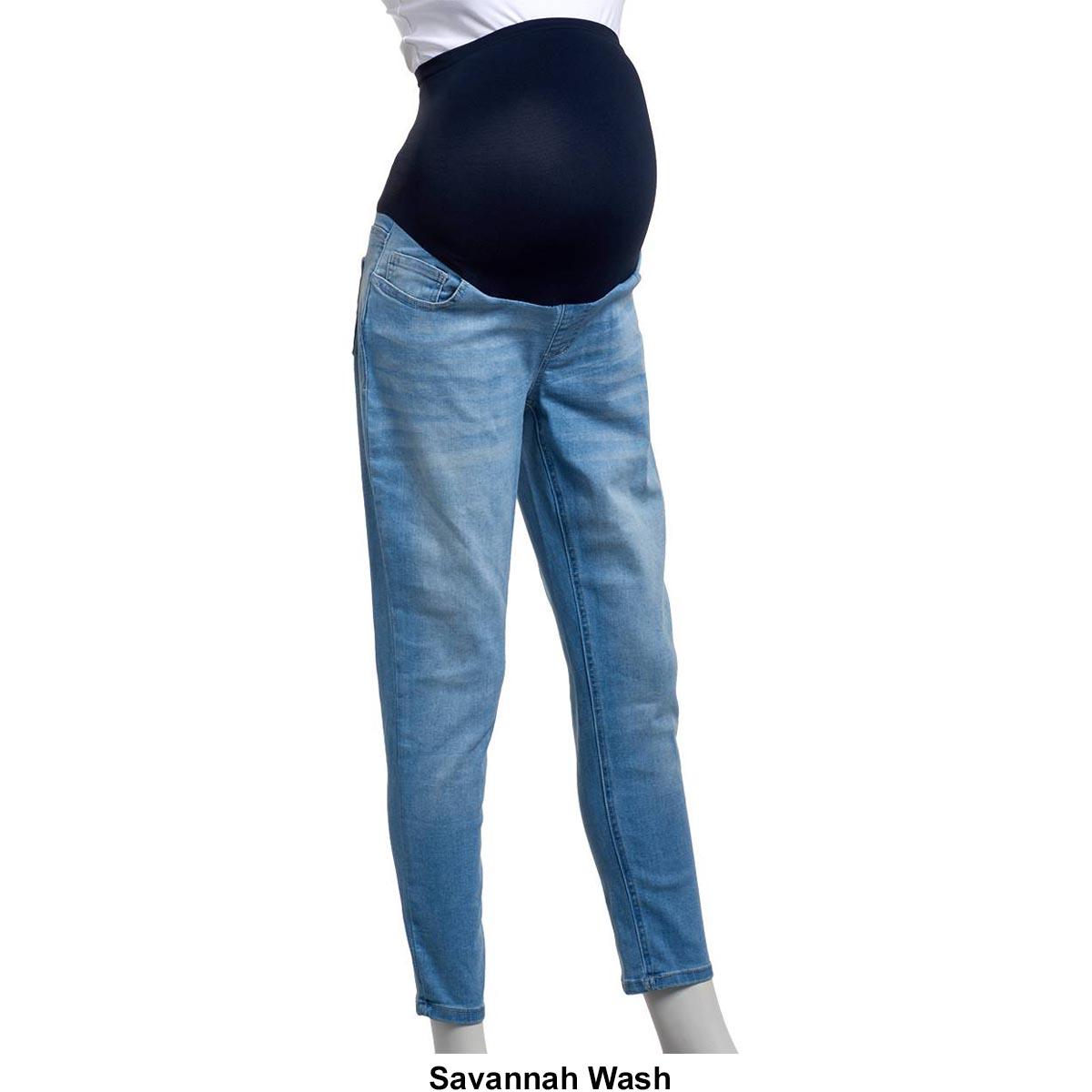 Womens Savi Parker Over The Belly Straight Leg Maternity Jeans