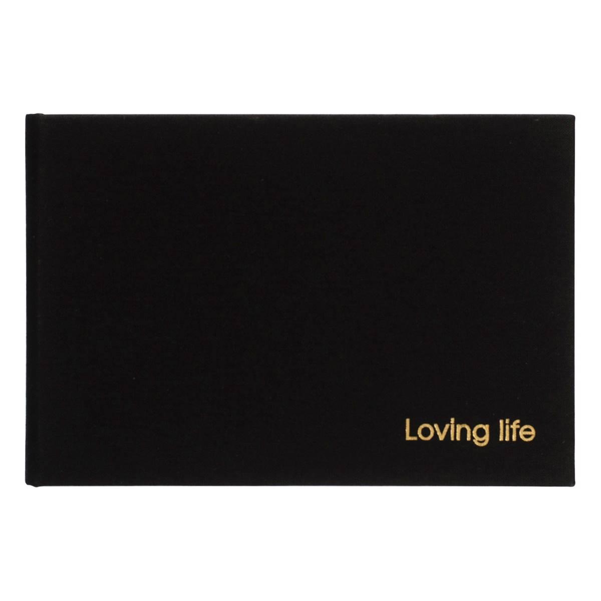 Malden Loving Life 1-Up Black Brag Book