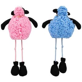 Northlight Seasonal Boy & Girl Plush Lamb Sitting Easter Figurine
