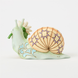 Jim Shore Heartwood Creek Snail with Daisy Flower Figurine