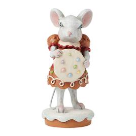 Jim Shore Gingerbread Mouse Girl Christmas Figurine