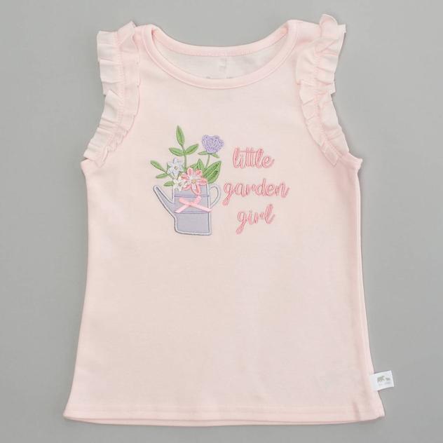Toddler Girl Rugged Bear® Little Garden Girl Tank Top