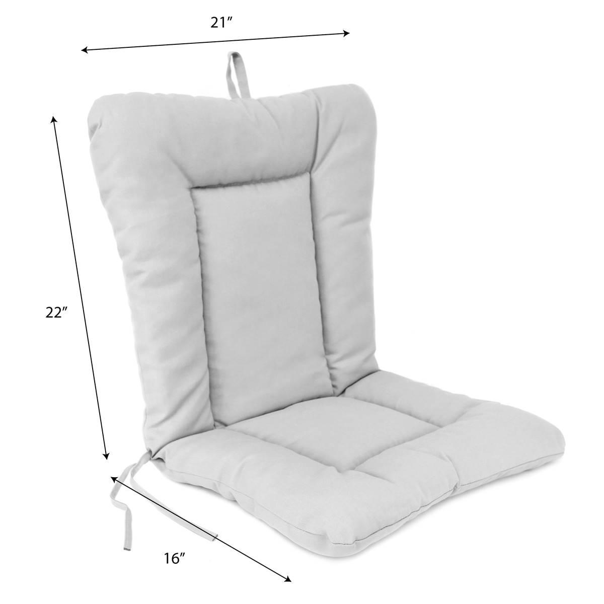 Jordan Manufacturing Seacoral Coastal High Back Chair Cushion