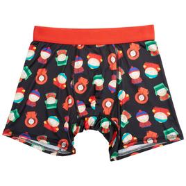 Mens Handcraft South Park Kids Boxer Briefs - Black