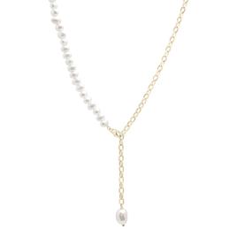 Precious Elegance(tm) Gold Plated Pearl Necklace Strand