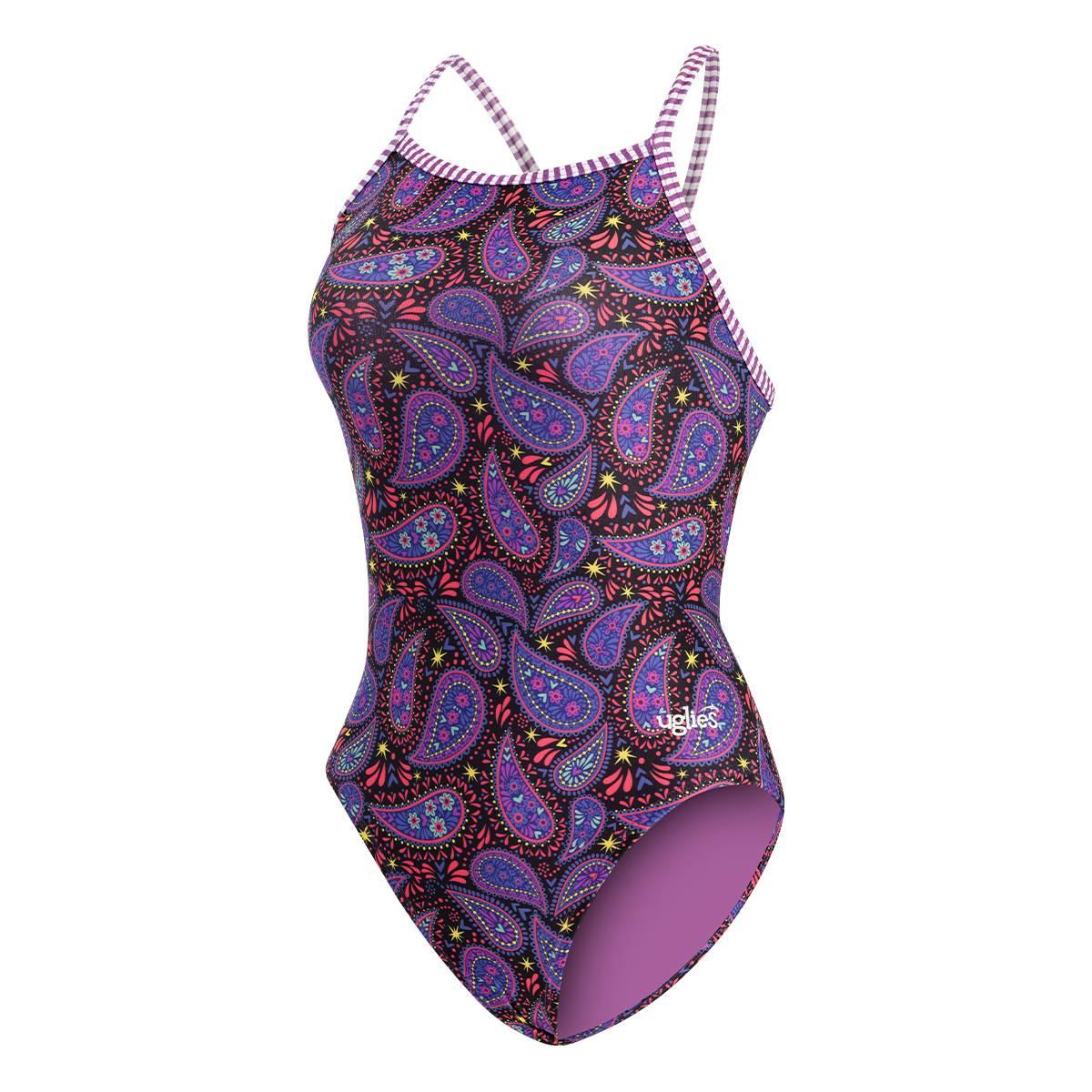 Womens Dolfin® Uglies V-2 Back Jubilee One Piece Swimsuit