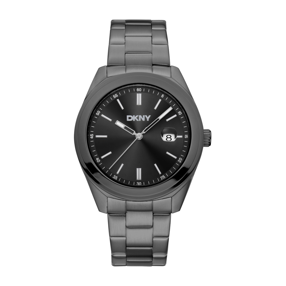 Mens DKNY Modernist Classics Gun Metal-Tone Watch - DK1G069M0055