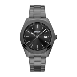 Mens DKNY Modernist Classics Gun Metal-Tone Watch - DK1G069M0055