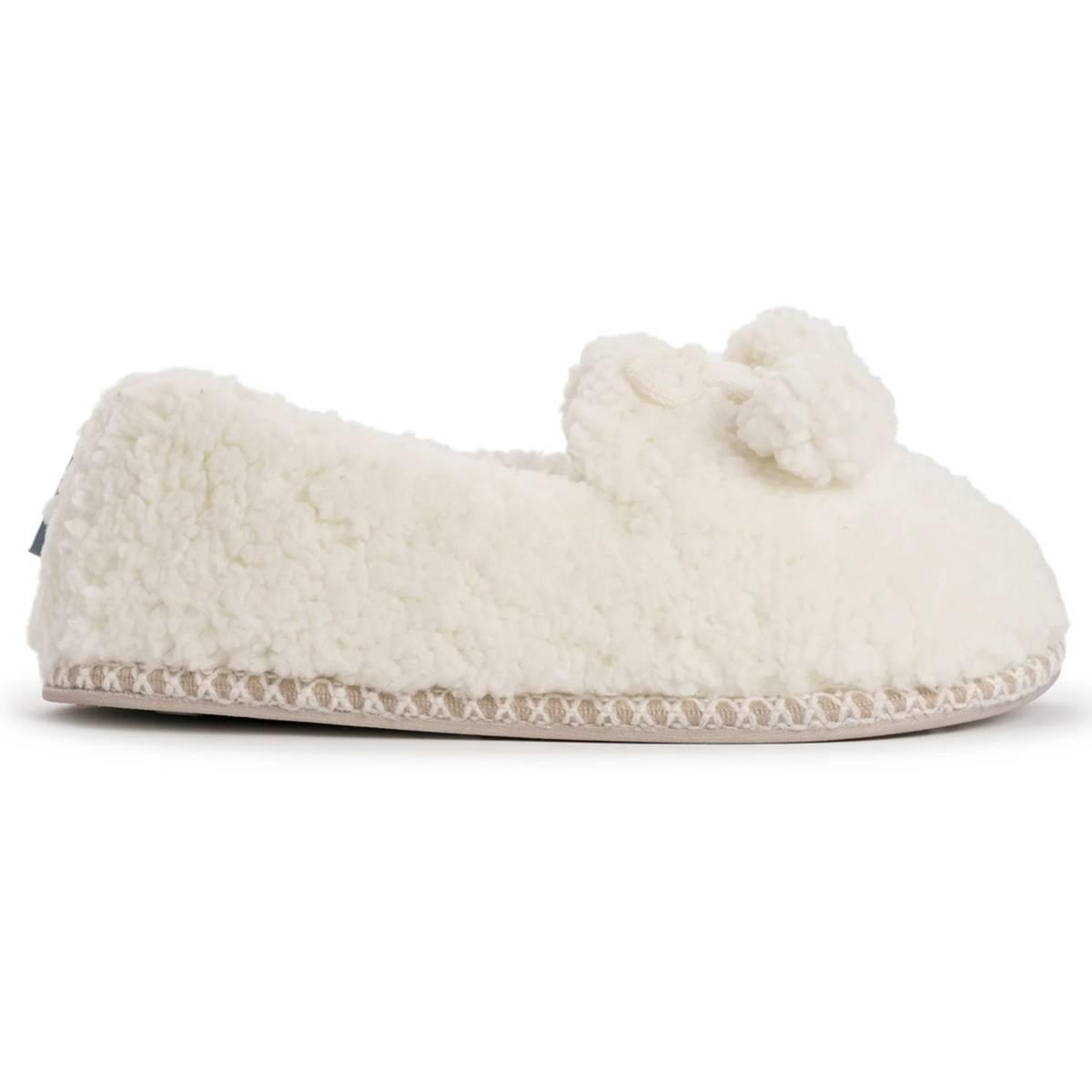 Womens MUK LUKS® Rylee Mae Pom Loafer Ballerina Slippers