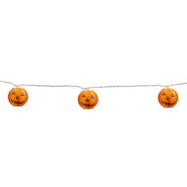 Northlight Seasonal 10ct. Jack-O-Lantern Paper Lantern Lights